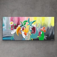  “Samling på guldet”, 130 x 60 cm